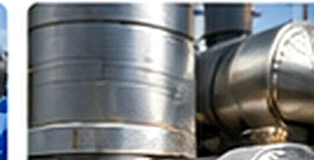 Ilustrasi insulation pipa industri